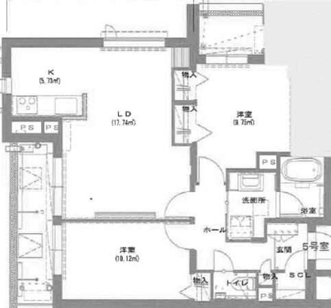 長田駅 徒歩8分 4階の物件間取画像